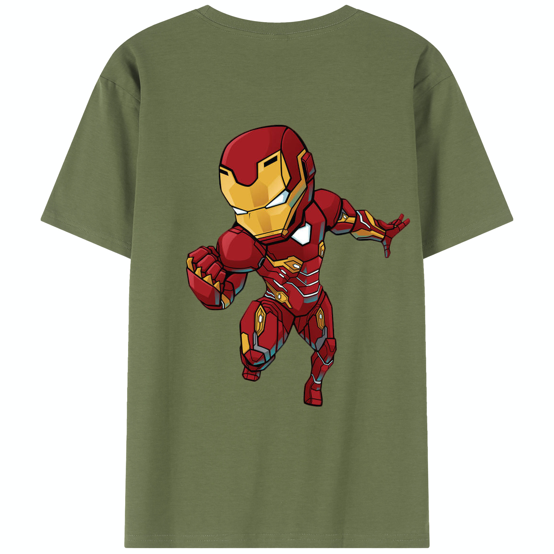 （画像用） アベンジャーズ The Avengers 綿100％半袖Tシャツ（背面プリント）